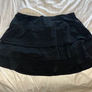 Athleta swagger black tier skort